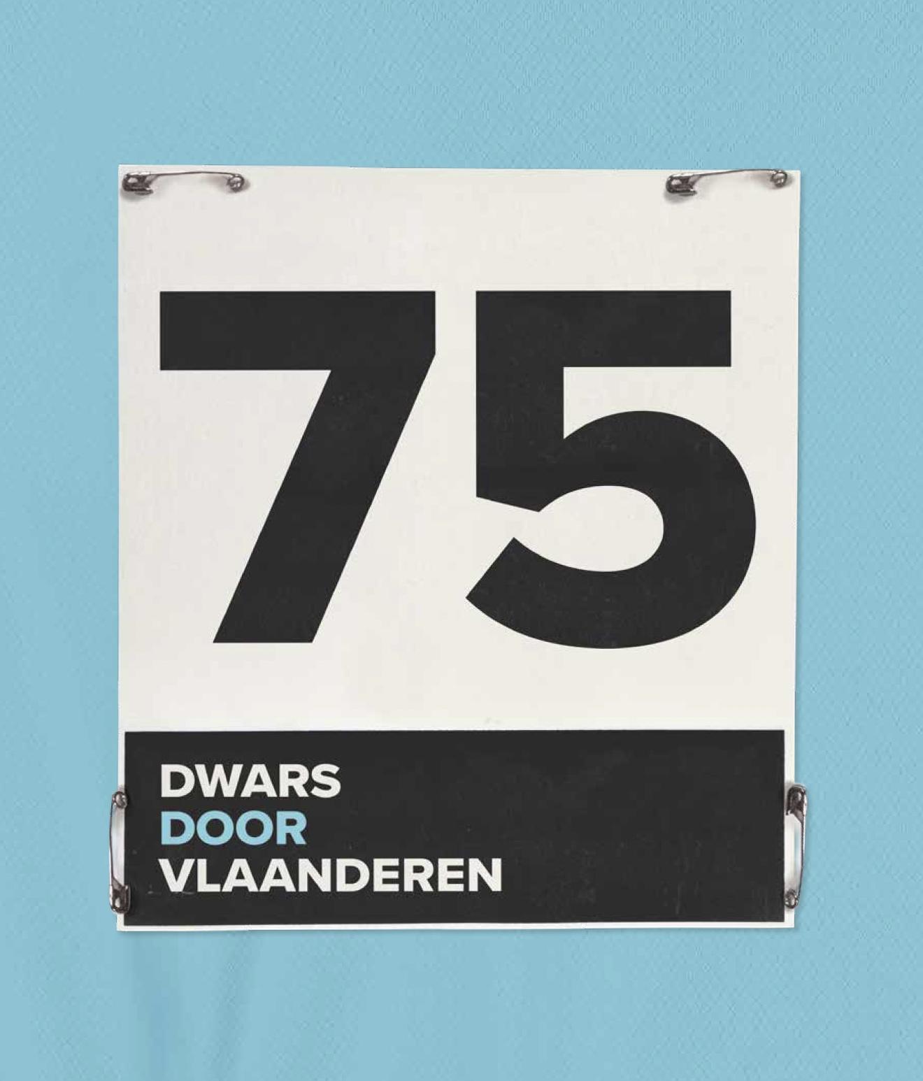 Cover boek 75 Dwars door Vlaanderen
